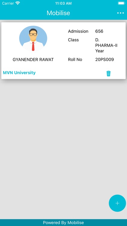 MVN University Student App