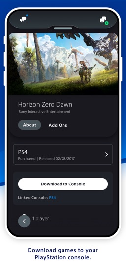 PlayStation App app screenshot