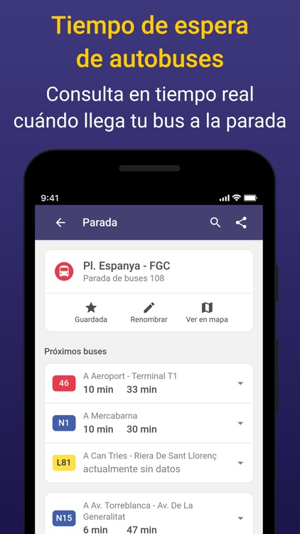 Barcelona Bus Metro - Llegadas