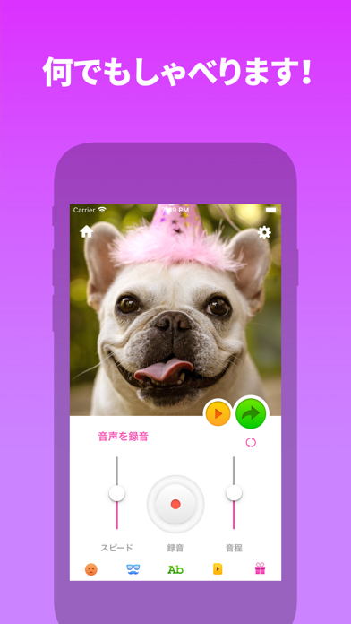 おしゃべりペット Iphoneアプリ Applion