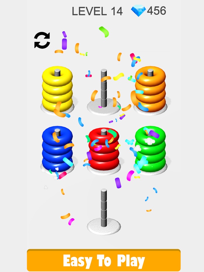 Hoop Stack Colors  Ring Games