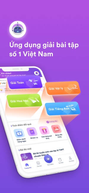 Solvee - Giải Toán Lý Hoá Anh