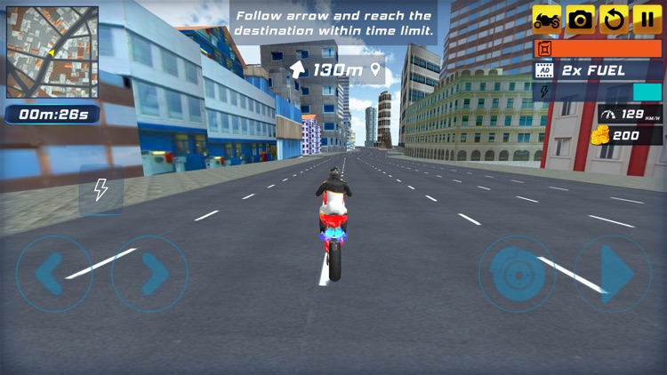 Super Stunt Hero Bike Sim 3D screenshot-3