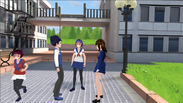 Anime Girl High School Life screenshot-8