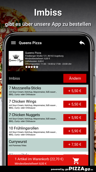 Queens Pizza Augsburg screenshot 6