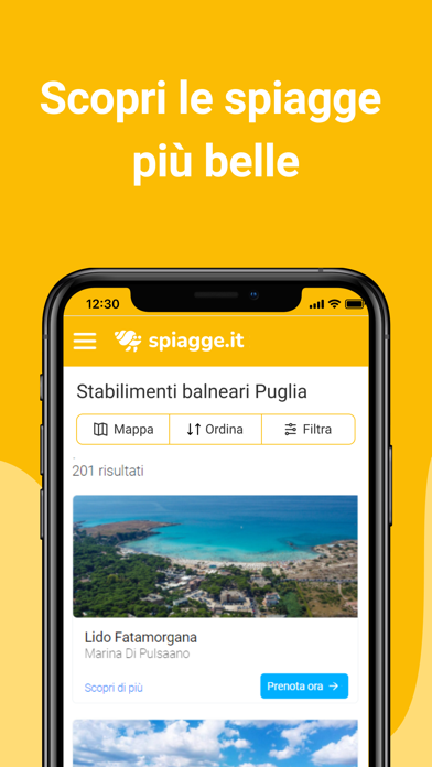 Screenshot of Spiagge.it - Booking spiaggia3