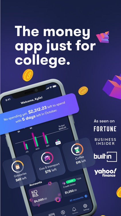 Kora College Student Money App