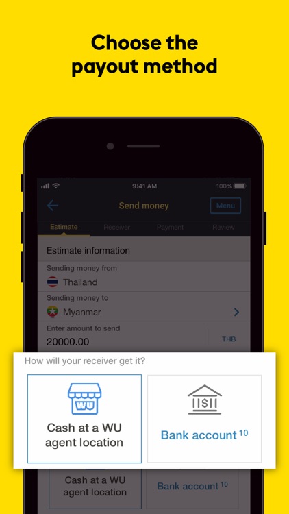 WesternUnion TH-Money Transfer screenshot-3