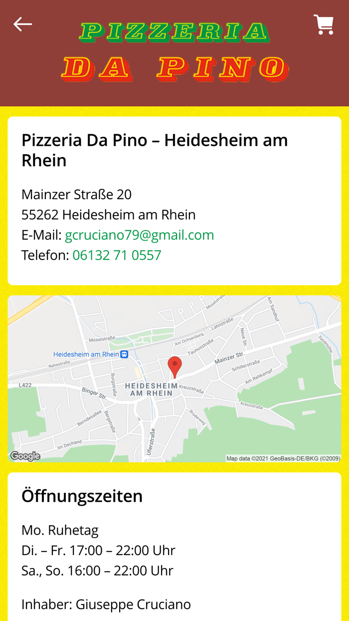 Pizzeria Da Pino Heidesheim