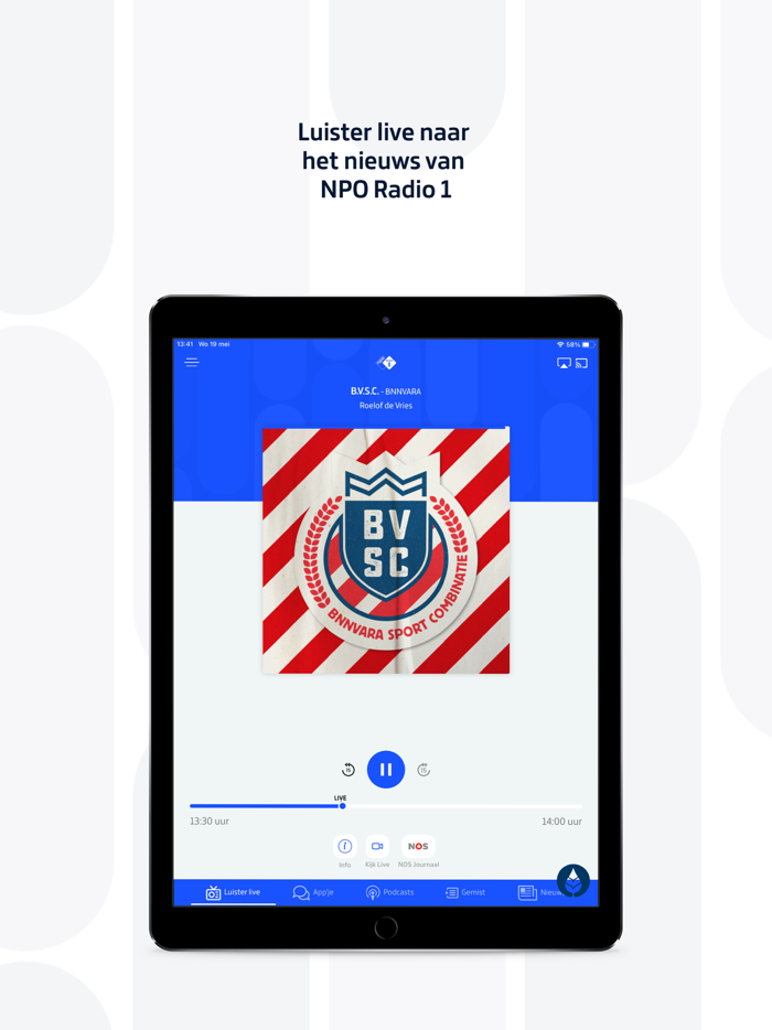 NPO Radio 1 – Nieuws  Sport