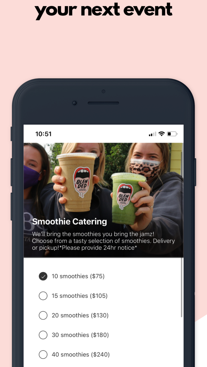 Blended Juice and Coffee