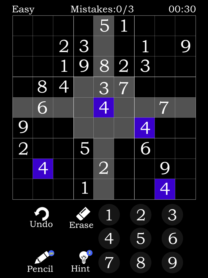 Sudoku Number Puzzle Classic