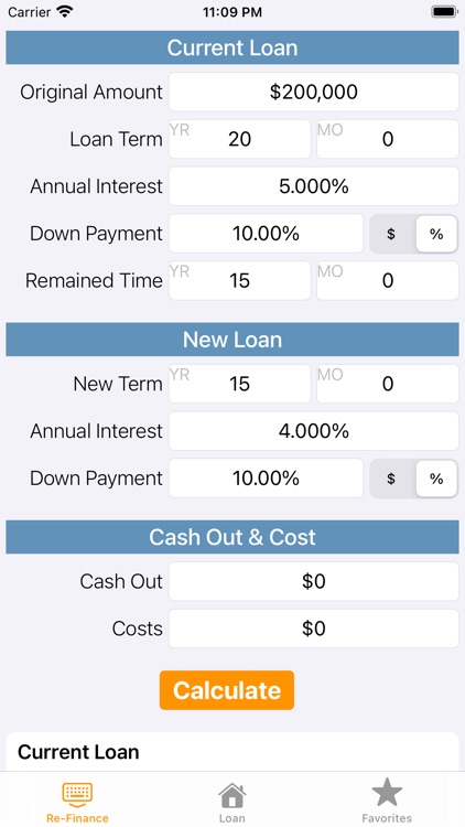 Refinance Home Loan Calculator by giang pham