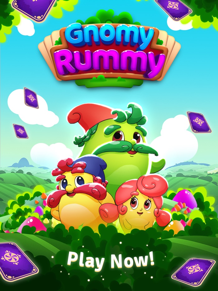 Gnomy Rummy Shuffle Card Game