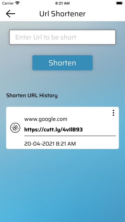 URL Shortener App