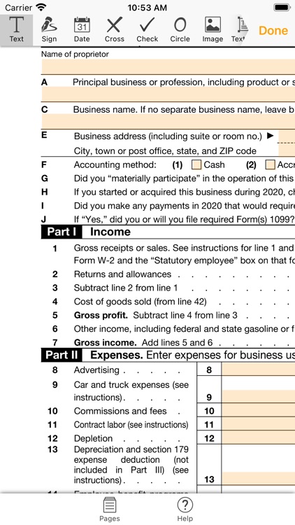 1040SCHEDULEC Form