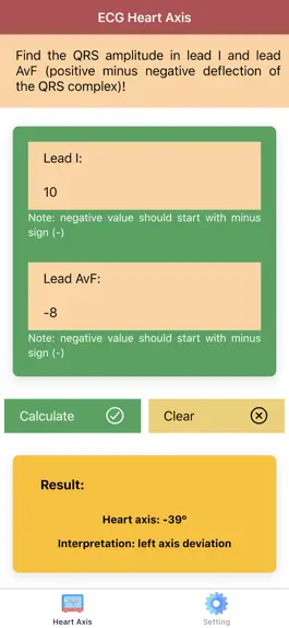 Game screenshot ECG - Heart Axis Calculator mod apk