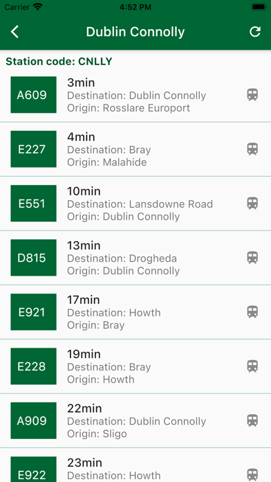 Realtime Irish Railways screenshot 3