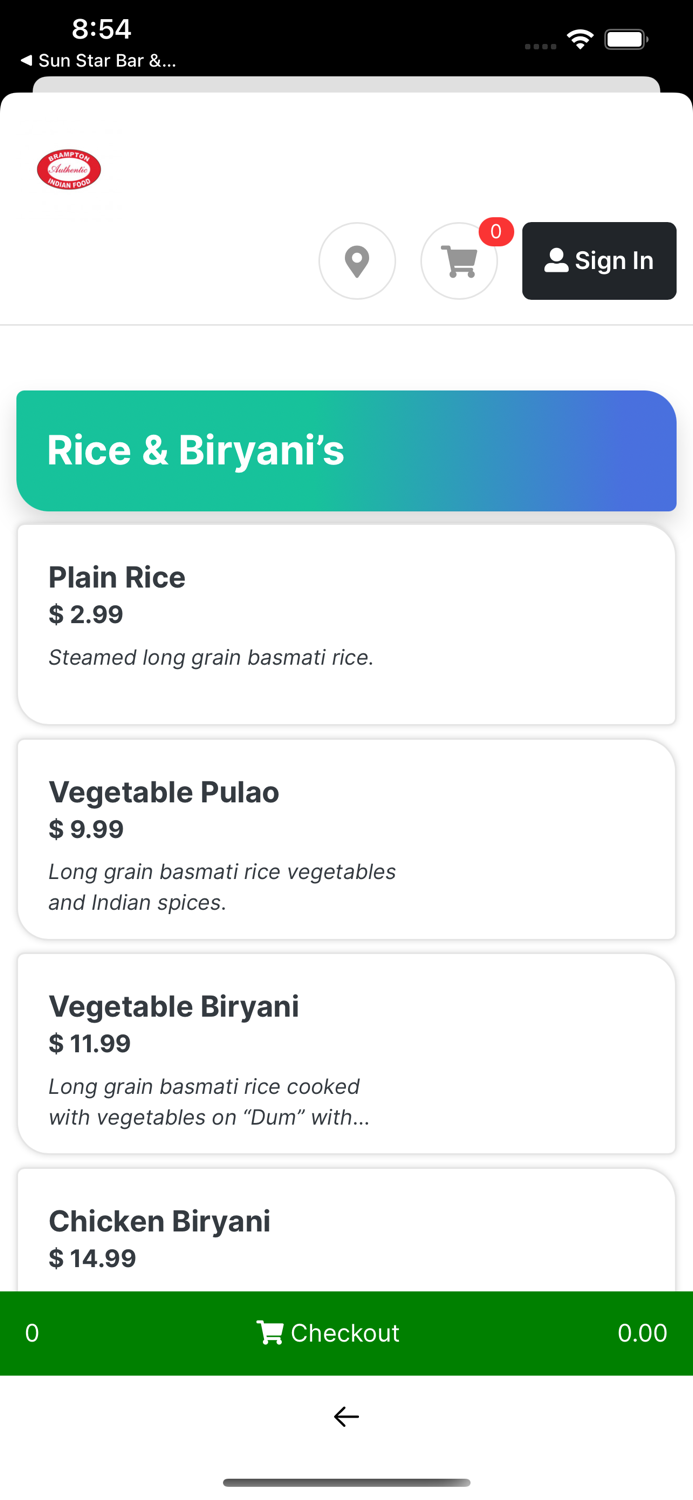 Brampton Authentic Indian Food