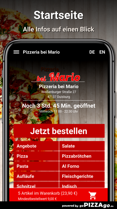 Pizzeria bei Mario Duisburg screenshot 2