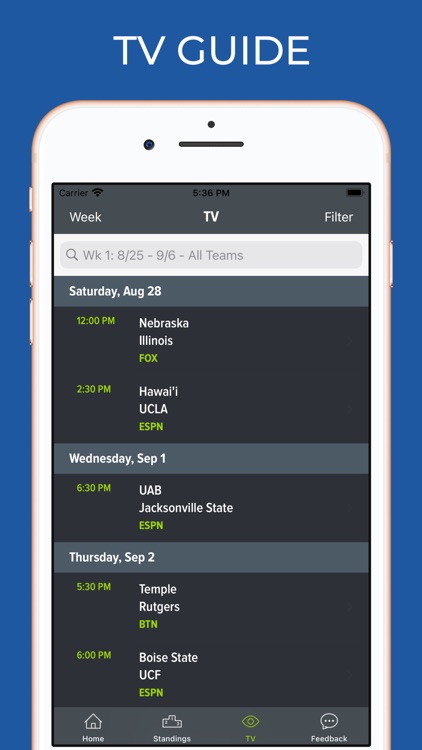 Oklahoma Football Schedules screenshot-5