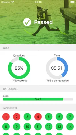 Game screenshot Scuba Exam Lite apk