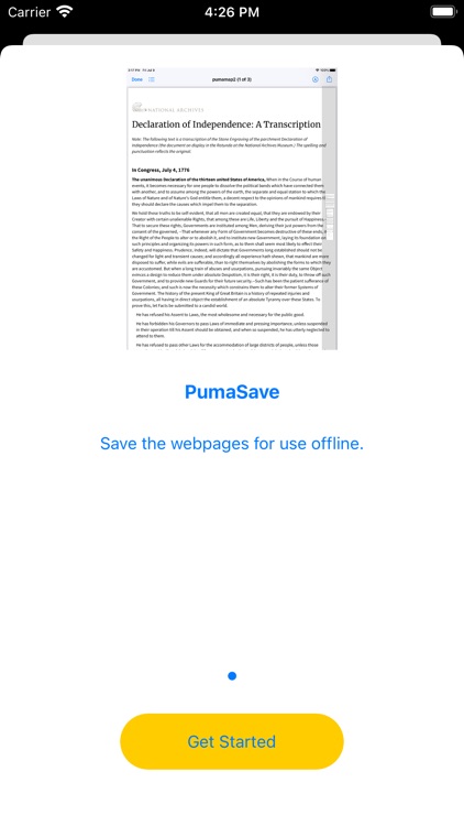 PumaWebSave