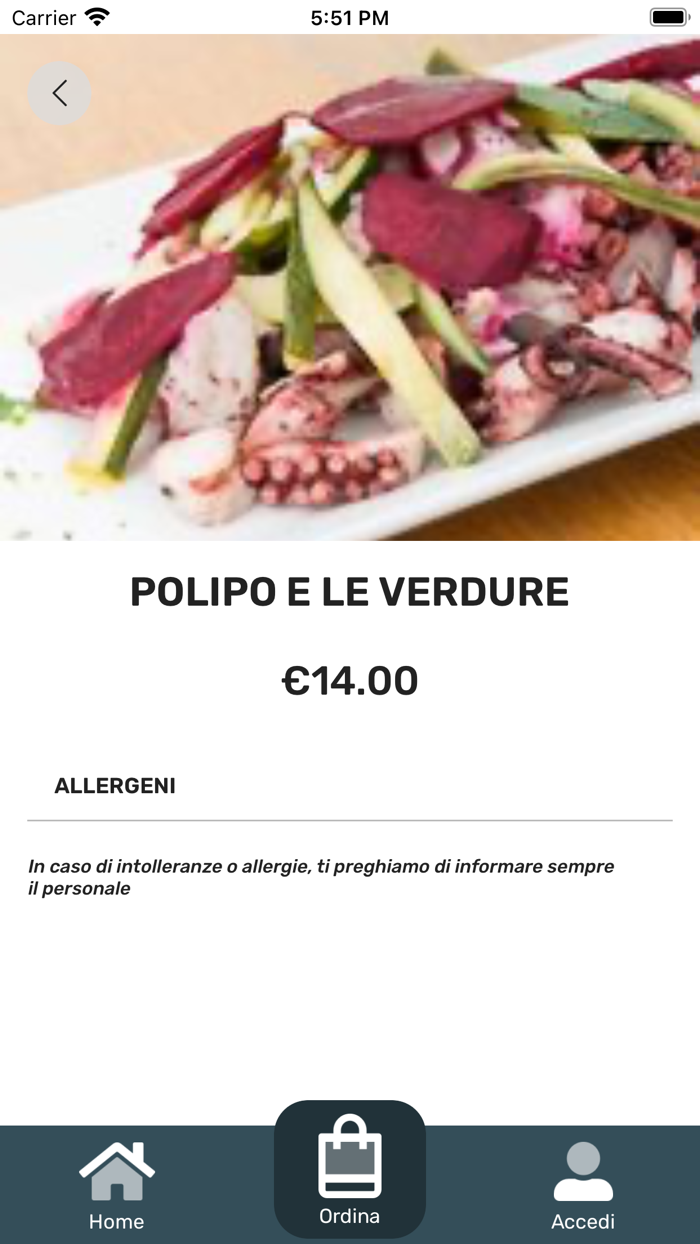 Kalamaro Fritto Osteria