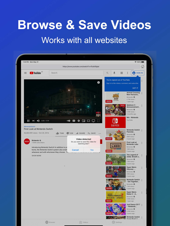 Video Browser - Offline Videos