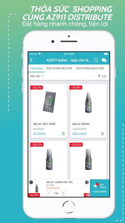 AZ911 Seller – App cho NPP