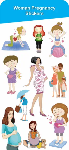 Game screenshot Women Pregnancy Stickers mod apk