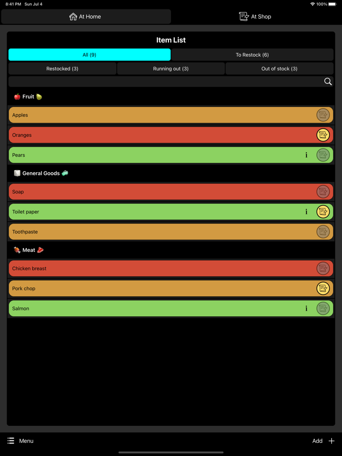 Restock  Shopping Assistant