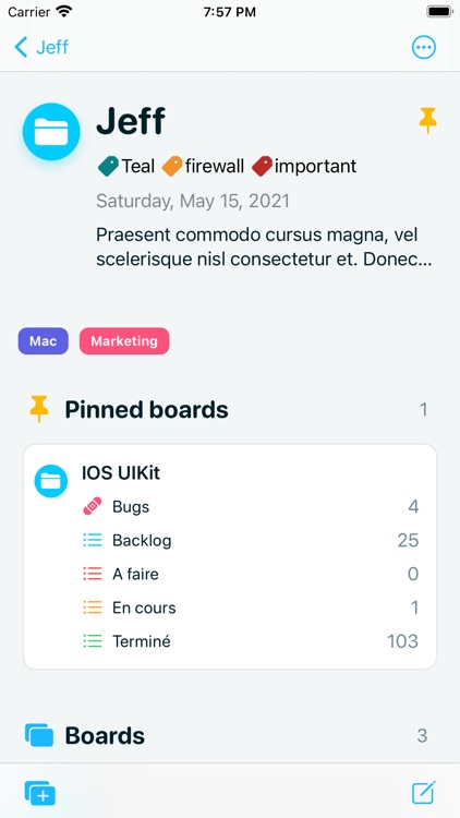 Jeff - To-do list and projects