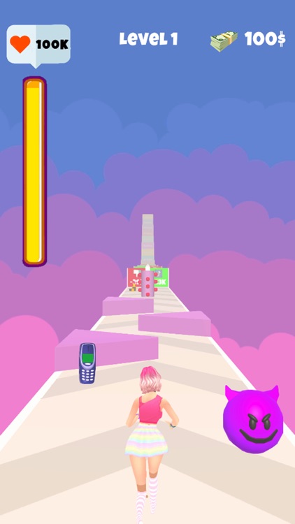 Runner Influencer Girl 3D screenshot-3