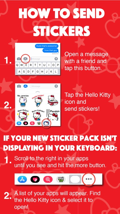 Hello Kitty Messaging Stickers screenshot-4