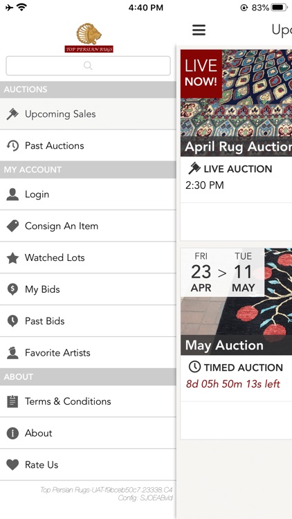 Top Persian Rugs Auctions screenshot-3