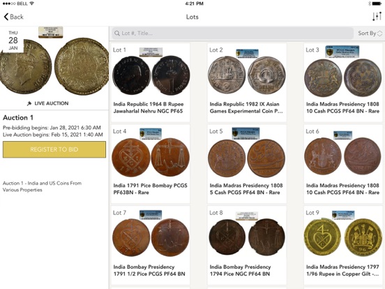 KM Numismatics screenshot 2