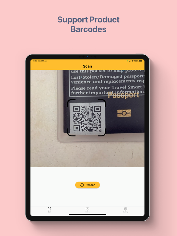Barcode and QR code Reader screenshot 2