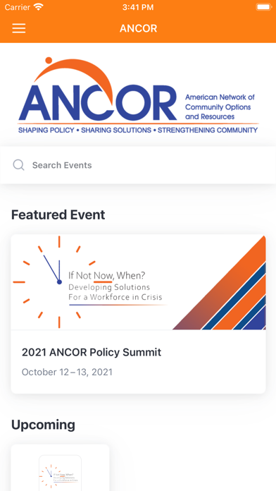 ANCOR Events screenshot 2