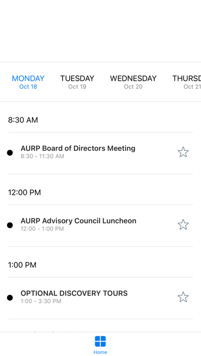 AURP Meetings screenshot 2