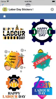 labor day stickers ! iphone screenshot 3