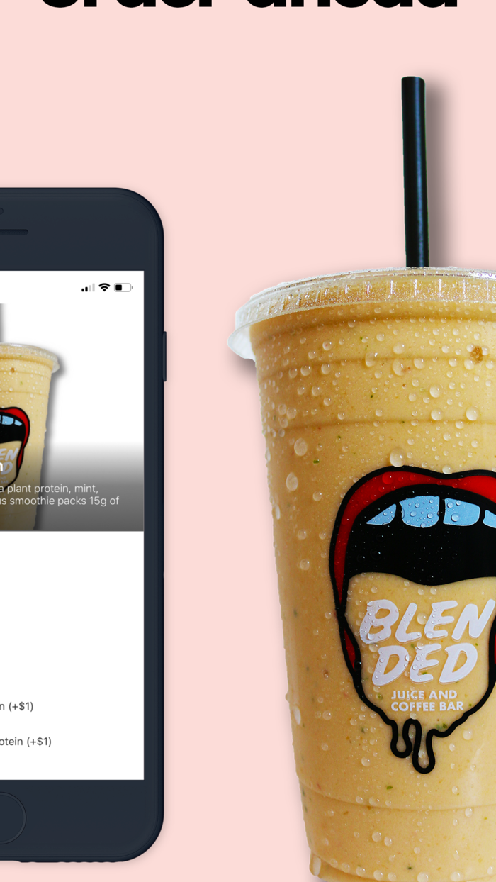 Blended Juice and Coffee