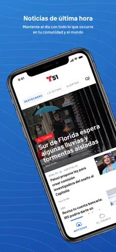 Capture 1 Telemundo 51: Noticias y más iphone