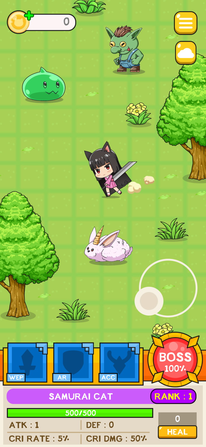 Isekai Samurai Cat Kawaii