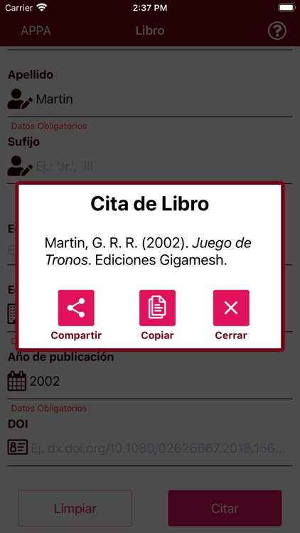 APPA (Bibliografías) screenshot-3