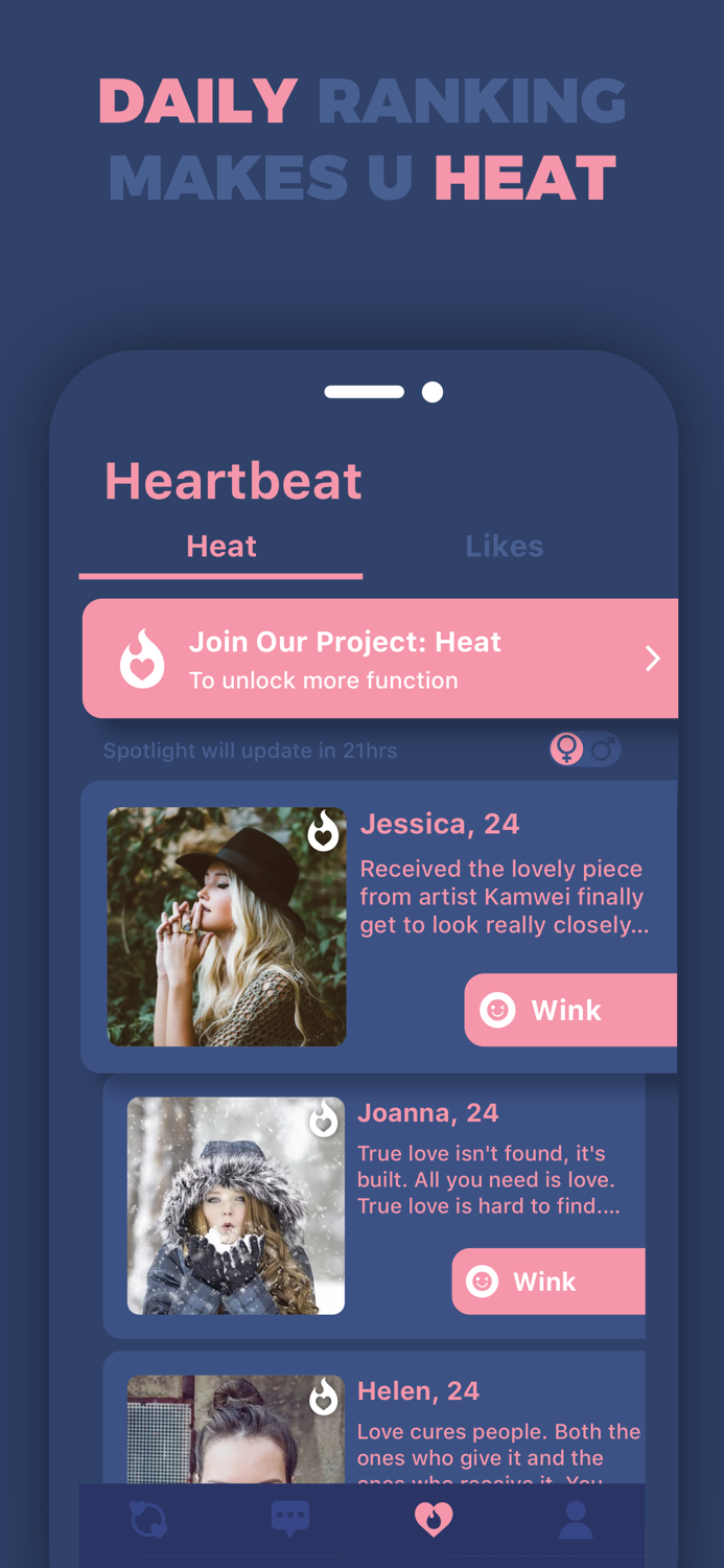 Becase Dating, Meet friends