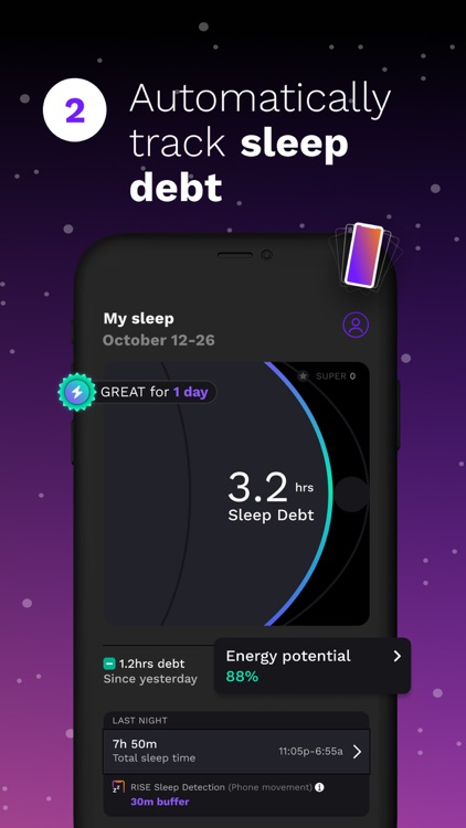 Rise: Sleep & Energy Tracker screenshot-3