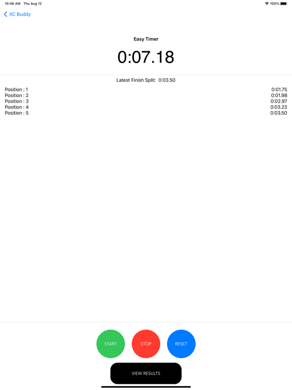 XC Buddy Race Timer screenshot 4