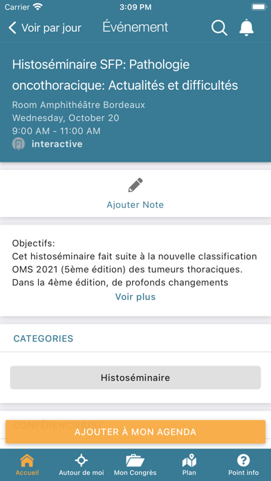 Carrefour Pathologie 2022 screenshot 4