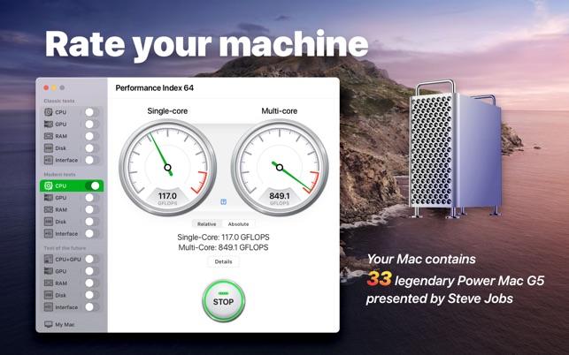 ‎Performance Index 64: Monitor Screenshot